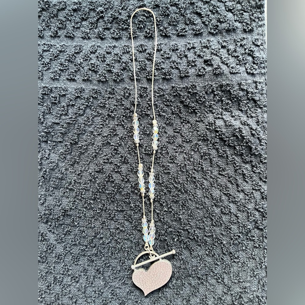 Silpada Heart Toggle Necklace